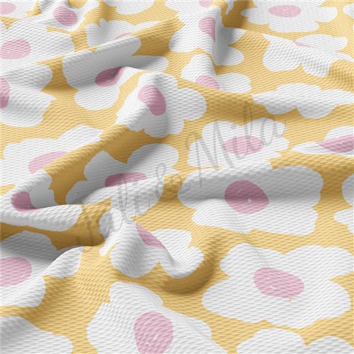 Printed Liverpool Bullet Textured Stretch Solid Strip Thick Knit Jersey Fabric