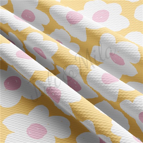 Printed Liverpool Bullet Textured Stretch Solid Strip Thick Knit Jersey Fabric