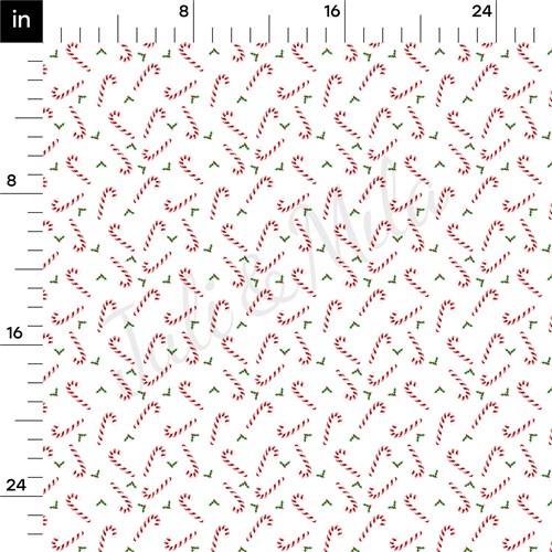 Christmas Candy Cane Printed Liverpool Bullet Textured Stretch Solid Strip Thick Knit Jersey Fabric