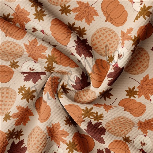 Thanksgiving Gobble Fall Autumn Printed Liverpool Jersey AB11 & Get a Free $89.99 Embroidery Bundle