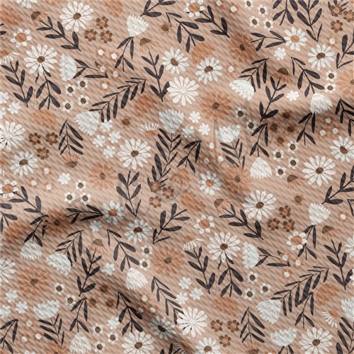 Floral112 Liverpool Bullet Textured Stretch Solid Strip Thick Knit Jersey Fabric