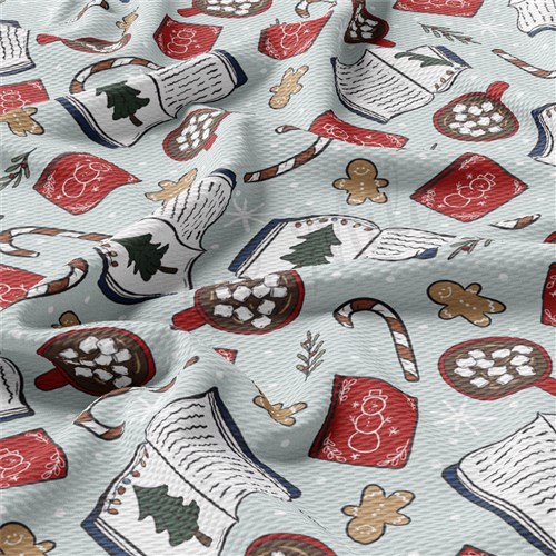 Christmas Printed Liverpool Fabric AA2097 & Get a Free $89.99 Embroidery Bundle