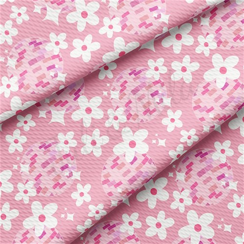 Printed Liverpool Bullet Textured Stretch Solid Strip Thick Knit Jersey Fabric