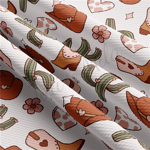 Valentine's Day Printed Liverpool Bullet Textured Stretch Solid Strip Thick Knit Jersey Fabric