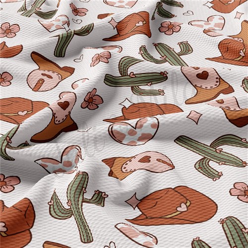 Valentine's Day Printed Liverpool Bullet Textured Stretch Solid Strip Thick Knit Jersey Fabric