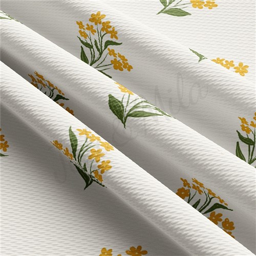 Printed Liverpool Fabric AA2489 Floral & Get a Free $89.99 Embroidery Bundle