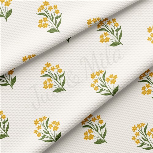 Printed Liverpool Fabric AA2489 Floral & Get a Free $89.99 Embroidery Bundle