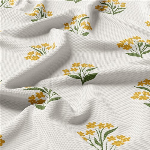 Printed Liverpool Fabric AA2489 Floral & Get a Free $89.99 Embroidery Bundle