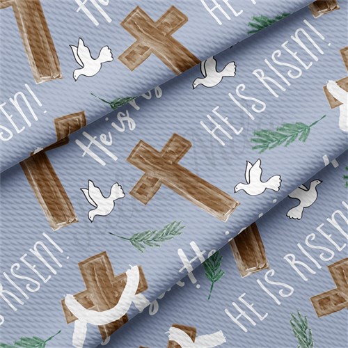 Easter AA2340 Liverpool Bullet Textured Stretch Solid Strip Thick Knit Jersey Fabric