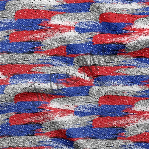 Patriotic 4th of July Printed Liverpool USA Flag (PT30) TBP102 & Get a Free $89.99 Embroidery Bundle