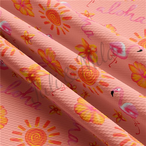 Printed Liverpool 4 Way Fabric Aloha & Get a Free $89.99 Embroidery Bundle