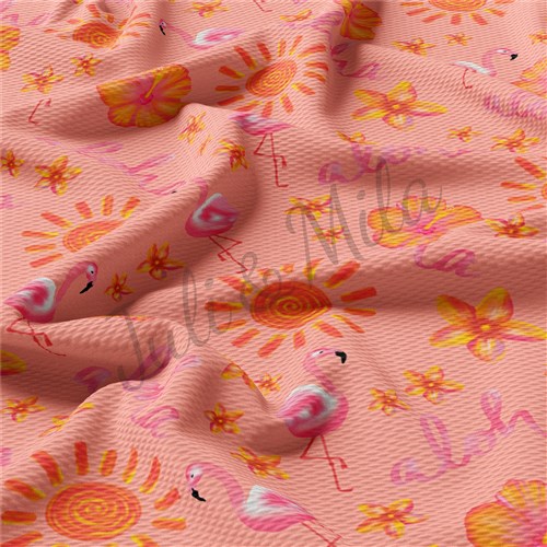 Printed Liverpool 4 Way Fabric Aloha & Get a Free $89.99 Embroidery Bundle