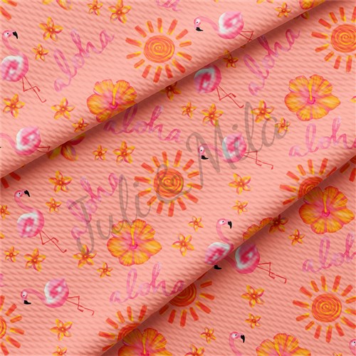 Printed Liverpool 4 Way Fabric Aloha & Get a Free $89.99 Embroidery Bundle