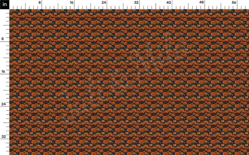 Autumn Fall Halloween Printed Liverpool Fabric AA1815 & Get a Free $89.99 Embroidery Bundle