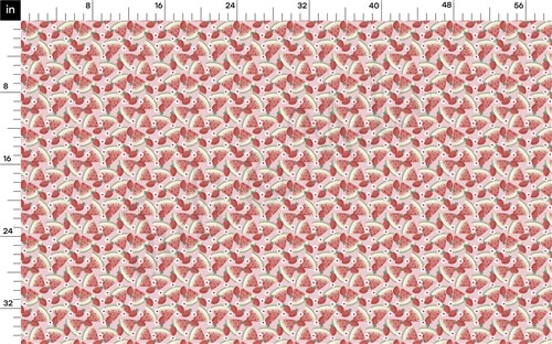 Summer Watermelon Liverpool Bullet Textured Stretch Solid Strip Thick Knit Jersey Fabric