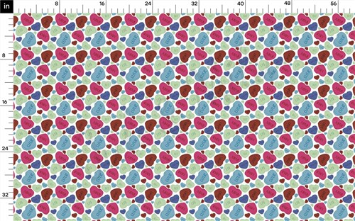 Valentine's Day Printed Liverpool Bullet Textured Stretch Solid Strip Thick Knit Jersey Fabric