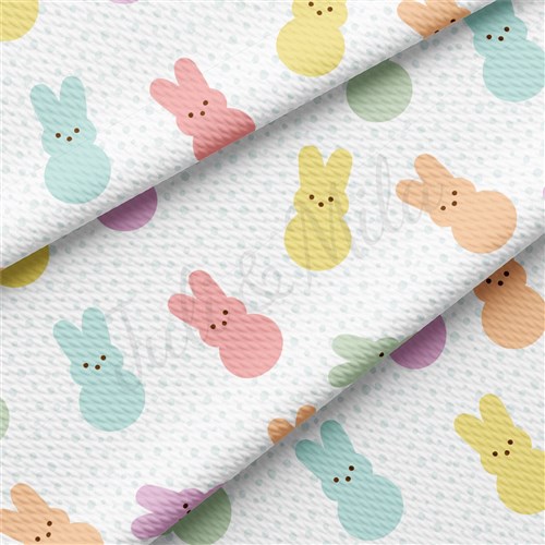 Easter AA2372 Liverpool Bullet Textured Stretch Solid Strip Thick Knit Jersey Fabric
