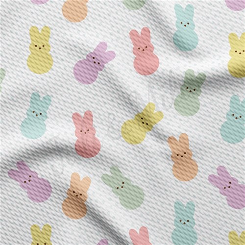 Easter AA2372 Liverpool Bullet Textured Stretch Solid Strip Thick Knit Jersey Fabric