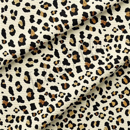 Cheetah Leopard AA189 TBP102 Liverpool Bullet Textured Stretch Solid Strip Thick Knit Jersey Fabric