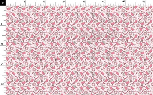 Valentine's Day Bullet Textured Liverpool by the yard AA1011 & Get a Free $89.99 Embroidery Bundle