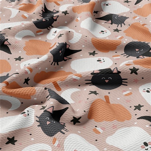 Autumn Fall Halloween Printed Liverpool Fabric AA1830 & Get a Free $89.99 Embroidery Bundle