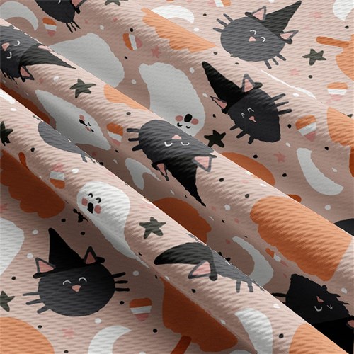 Autumn Fall Halloween Printed Liverpool Fabric AA1830 & Get a Free $89.99 Embroidery Bundle