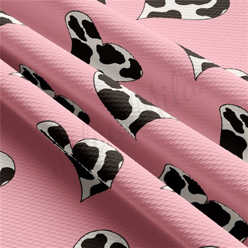 Valentine's Day Liverpool Bullet Textured Stretch Solid Strip Thick Knit Jersey Fabric