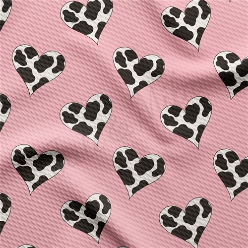 Valentine's Day Liverpool Bullet Textured Stretch Solid Strip Thick Knit Jersey Fabric