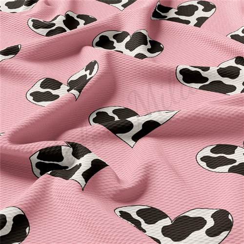 Valentine's Day Liverpool Bullet Textured Stretch Solid Strip Thick Knit Jersey Fabric