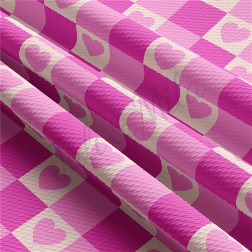 Valentine's Day Printed Liverpool Bullet Textured Stretch Solid Strip Thick Knit Jersey Fabric