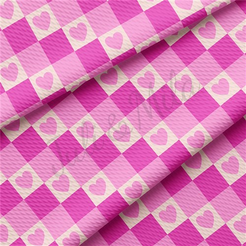 Valentine's Day Printed Liverpool Bullet Textured Stretch Solid Strip Thick Knit Jersey Fabric