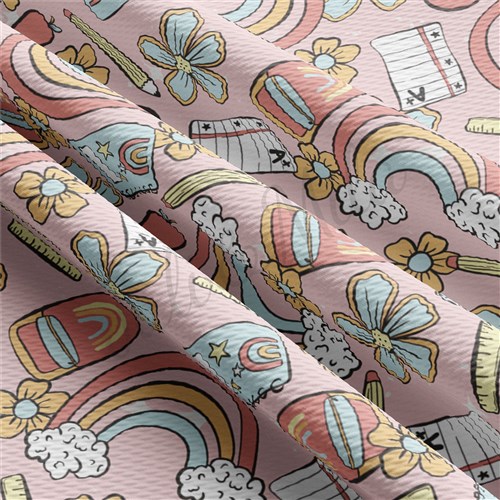 Back to School Printed Liverpool 4 Way Fabric AA1302 & Get a Free $89.99 Embroidery Bundle