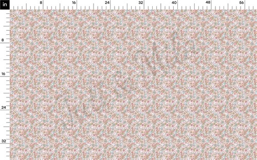 Back to School Printed Liverpool 4 Way Fabric AA1302 & Get a Free $89.99 Embroidery Bundle