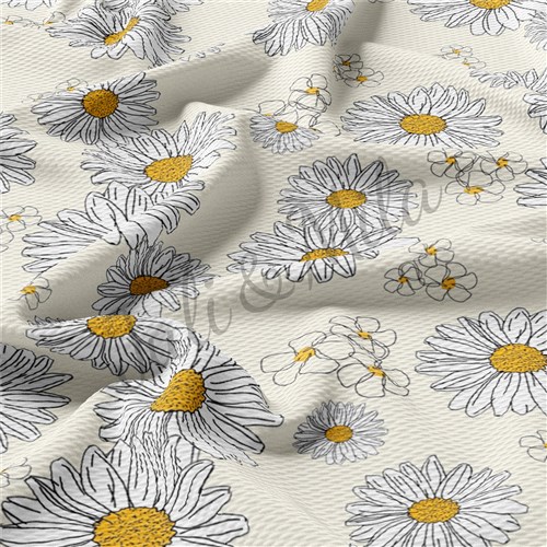 Floral Printed Liverpool 4 Way Fabric Floral79 & Get a Free $89.99 Embroidery Bundle