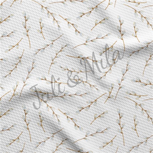 Easter Printed Liverpool Fabric Egg Bunny Pastel(E48) & Get a Free $89.99 Embroidery Bundle