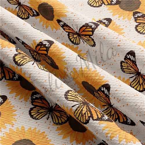 Butterflies Printed Liverpool 4 Way Butterfliess6 & Get a Free $89.99 Embroidery Bundle