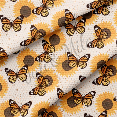 Butterflies Printed Liverpool 4 Way Butterfliess6 & Get a Free $89.99 Embroidery Bundle