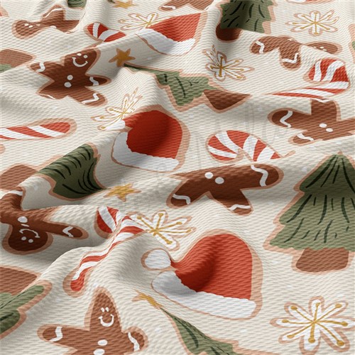 Christmas Printed Liverpool Fabric AA2098 & Get a Free $89.99 Embroidery Bundle