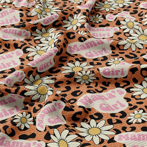 Mama's Girl Printed Liverpool 4 Way Fabric AA1207 & Get a Free $89.99 Embroidery Bundle