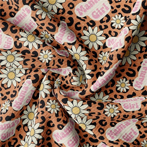 Mama's Girl Printed Liverpool 4 Way Fabric AA1207 & Get a Free $89.99 Embroidery Bundle