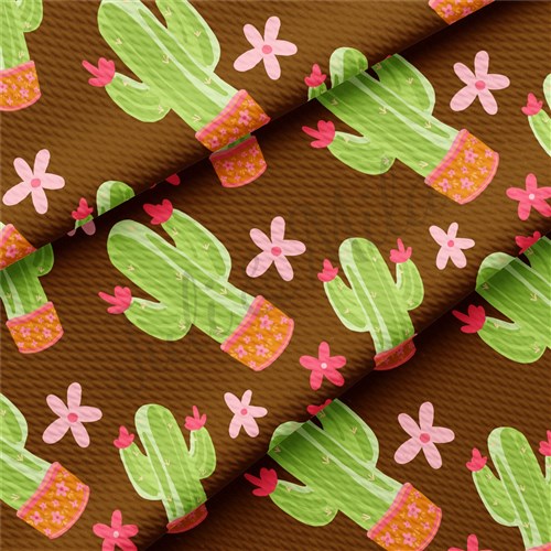 Cactus Western Boho Printed Liverpool Bullet Textured Stretch Solid Strip Thick Knit Jersey Fabric
