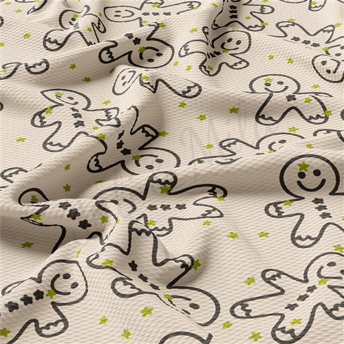 Christmas Printed Liverpool Fabric christmas AA1867 & Get a Free $89.99 Embroidery Bundle