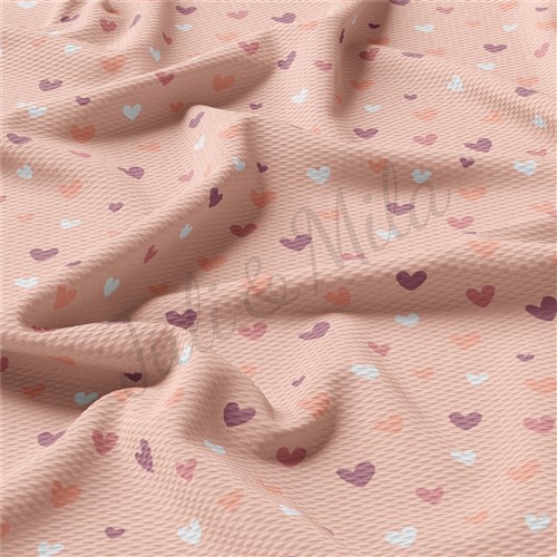 Printed Liverpool Bullet Textured Stretch Solid Strip Thick Knit Jersey Fabric
