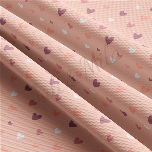 Printed Liverpool Bullet Textured Stretch Solid Strip Thick Knit Jersey Fabric