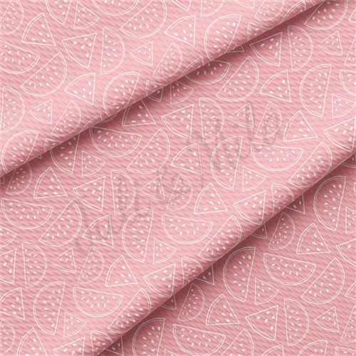 Watermelon Liverpool Bullet Textured Stretch Solid Strip Thick Knit Jersey Fabric