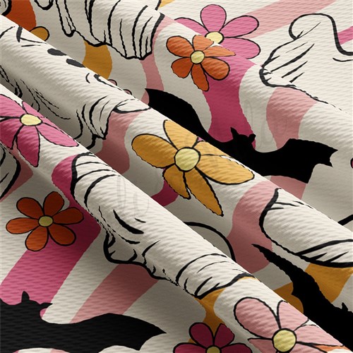 Printed Liverpool Fabric halloween AA1871 & Get a Free $89.99 Embroidery Bundle
