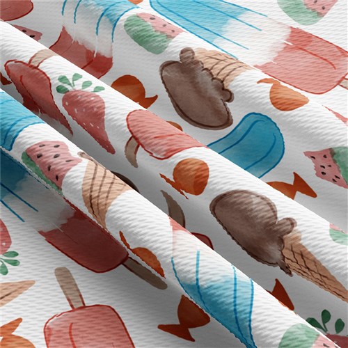 Ice Cream Patriotic 4th of July Liverpool Stretch PT98 & Get a Free $89.99 Embroidery Bundle