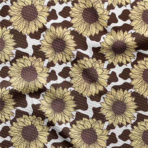 Floral Printed Liverpool Bullet Textured Stretch Solid Strip Thick Knit Jersey Fabric