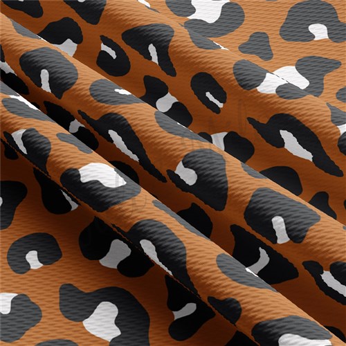 Cheetah Liverpool Bullet Textured Stretch Solid Strip Thick Knit Jersey Fabric