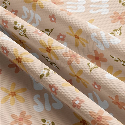 Lil Sis Printed Liverpool Bullet Textured Stretch Solid Strip Thick Knit Jersey Fabric